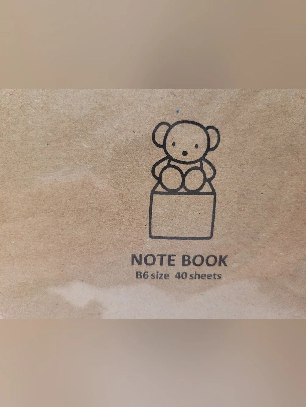 NWT Miffy Spiral Notebook - Blue & Brown - Dick Bruna Illustrations From Japan